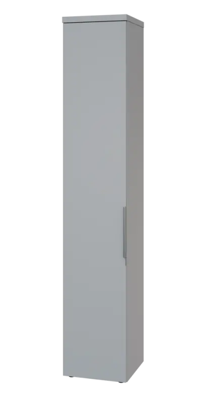 SIN 6 - 4D kancelářská skříň, 1-dveřová, levá, 2170x400x400, šedá